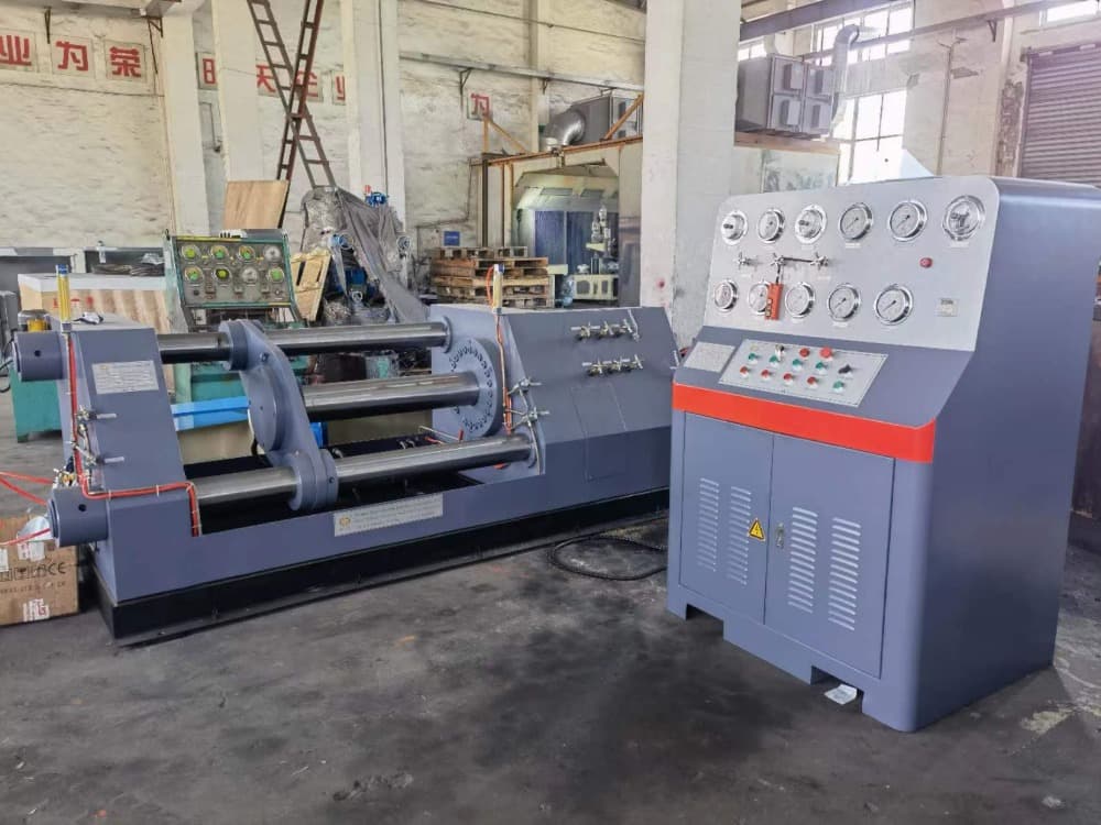 YFB-DY-300 Horizontal Hydraulic Cylinder Top Pressure Valve Test Stand