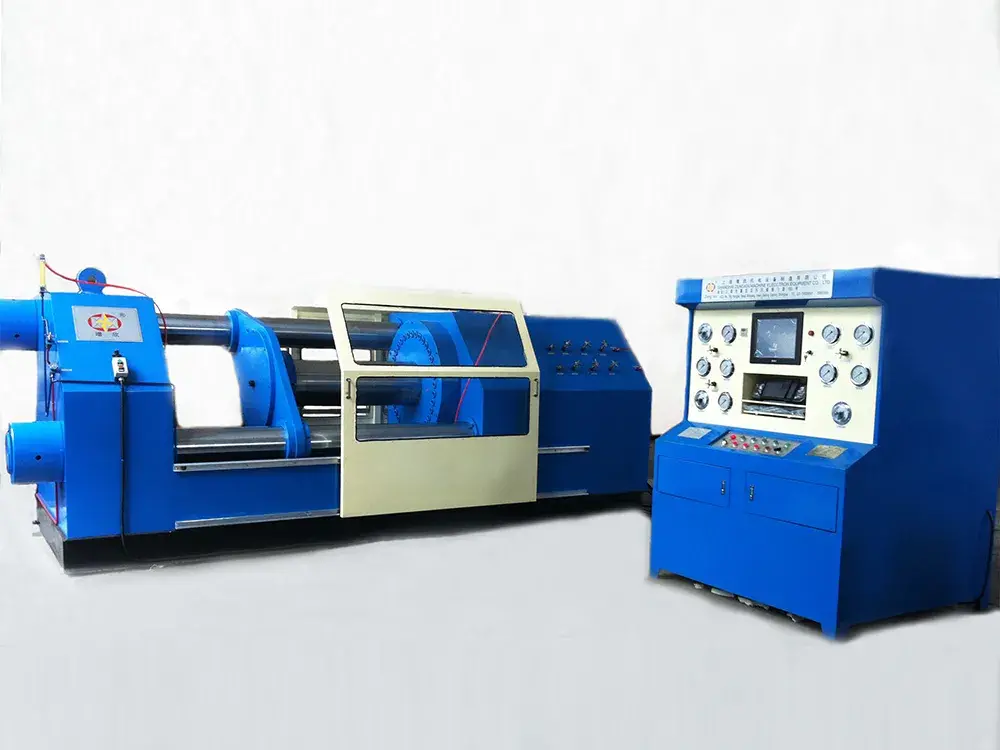 YFB-DY-800 Horizontal Hydraulic Cylinder Top Pressure Valve Test Stand