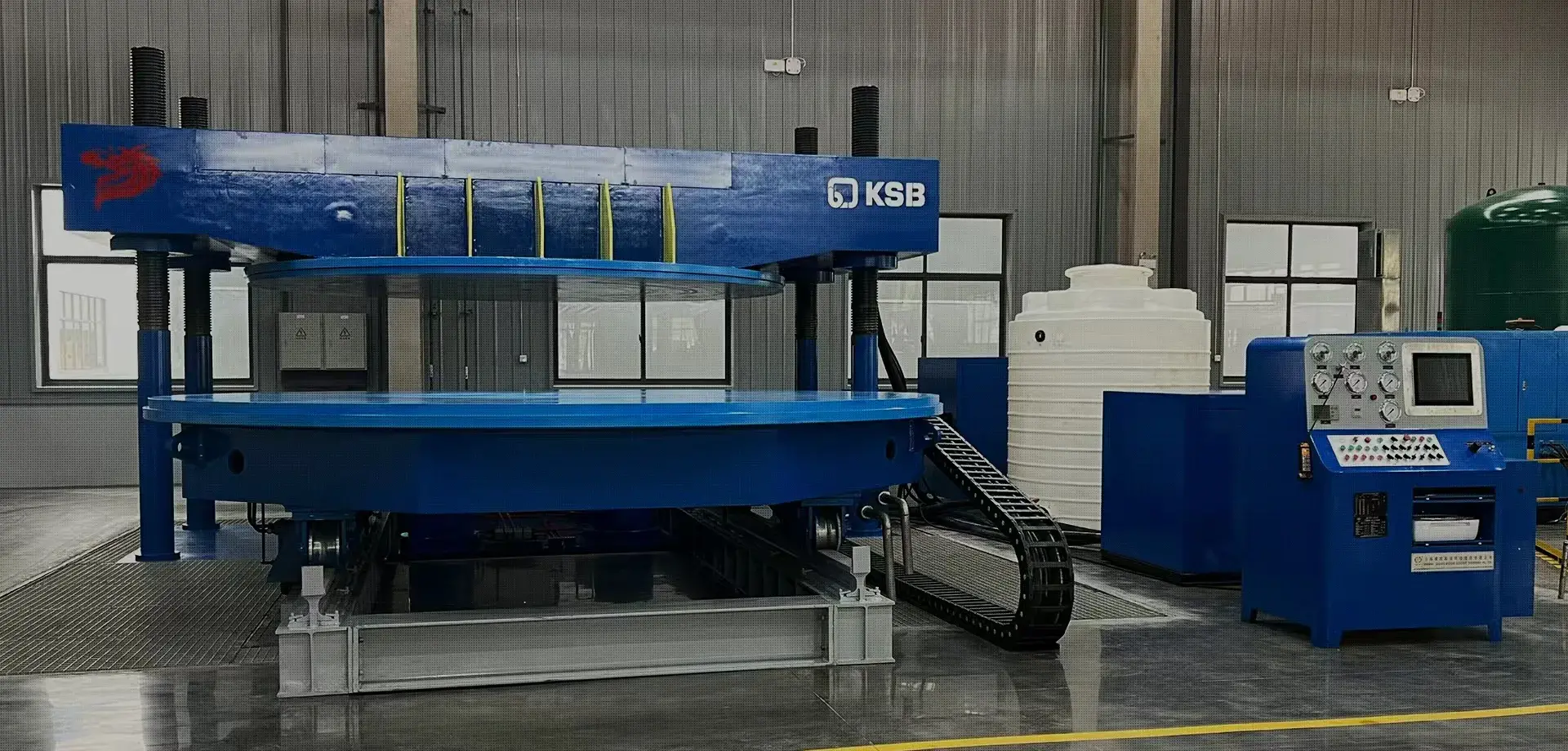 <b>Industry leading</b><br>Butterfly Valve Test  Bench for KSB
